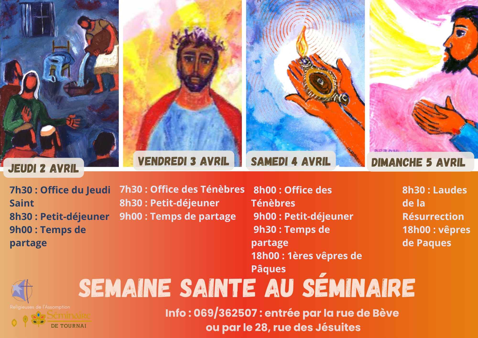 Jours Saints au Sminaire 2026